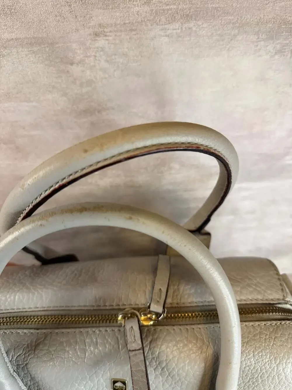 kate spade gray pebbled